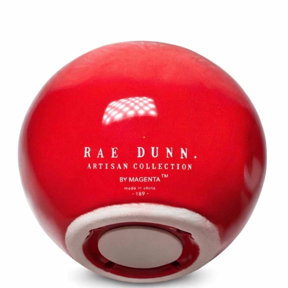 Rae Dunn Red Jingle Bells Ornament - Picture 3 of 4